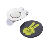 KIXZSAZ Clip magnético para Gorra de Golf con patrón de Gesto Personalizado para Viseras y Bolsillos. Cara Sonriente. Marcador de Pelota de Golf Que se Cae, Tipo C563
