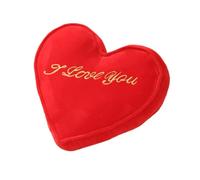 KIXZSAZ Cojín de Peluche con Forma de corazón para Aniversario Bodas, celebra el Amor con un Suave corazón Decorativo, Noches románticas, cojín Rojo Relleno, Dulce decoración.