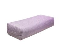 KIXZSAZ Cojín de Yoga Tipo Bolster para Yoga restaurativo, Ideal para Mantener el Equilibrio. Cojín versátil para Mujeres, Violeta, 70 x 24 x 14 cm