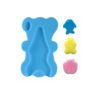 KIXZSAZ Cojín para cama de ducha para recién nacidos - Almohadilla de esponja gruesa para mayor comodidad Variedad de usos flexible y multifuncional, azul, 5.5 cm