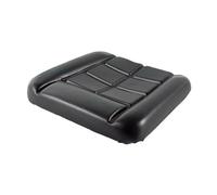KIXZSAZ Cojín universal para asiento de montacargas, suave, cómodo, fácil de limpiar, repuesto, polietileno, resiliencia, cuero sintético, para tractor, triciclo, Negro, 45 x 41 cm