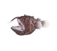 KIXZSAZ Colección de Figuras de Peces abisales - Modelo de Animal Marino de PVC para niños. de pez abisal, Modelo Realista de Animal Marino, Criaturas de