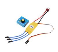 KIXZSAZ Controlador de velocidad RC sin escobillas esencial, combinado con ESC de 30 A para dron RC y comprobador servos confiable para Speed XXD, piezas cuadricóptero con ESC 30 A para dron