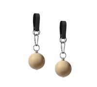 KIXZSAZ Correas para entrenamiento muscular de brazos y espalda, pelota de escalada, agarre efectivo, equipo fortalecimiento, mejora del rendimiento y la potencia durante el, 1 par, Diámetro 10 cm