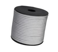 KIXZSAZ Cuerda de Paracord de 9 hebras versátil para Acampar, Tejer Pulseras, Tirar Lonas, Redes Pesca, Cuerda Resistente al Viento, proyectos Manualidades, Gris Plateado, 50m