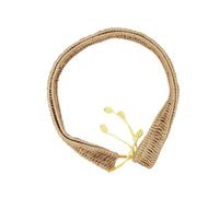 KIXZSAZ Cuerda de ratán tejida hecha a mano para una decoración delicada y exquisita Cuerda de ratán hecha a mano Cuerda de cáñamo trenzada hecha a mano, amarillo