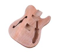 KIXZSAZ Cuerpo de guitarra para guitarra eléctrica DIY Cuerpo de eléctrica Tocando con componentes elección para construcciones personalizadas Ya sea ensamblar desde cero o reemplazar piezas