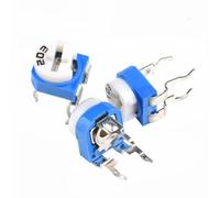 KIXZSAZ DC 50V 10 valores 500ohm-200Kohm Potenciómetros de ajuste Conector de 3 pines Resistencias variables Componente electrónico