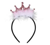 KIXZSAZ de cumpleaños, suministros de fiesta llamativos y hermosos, duradero y resistente, diadema feliz cumpleaños, sombrero ligero, Rosa, 1 ud, 8.26 pulgadas