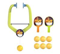 KIXZSAZ de Entrenamiento con Pelota de Tenis Colgante para Marco de Puerta, práctica y práctica para Mejorar Tus Habilidades fácilmente en Interiores y Exteriores. Juego
