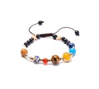 KIXZSAZ de piedra colgante de mano Multicolor Mano obra fina Accesorios mujer Unisex DIY Prop Para Sistema solar, Tipo 1