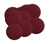 KIXZSAZ Decoración de boda con 10 botones de 23 mm recubiertos tela para manualidades, prendas vestir, botones tela recubiertos, costura para jeans, Rojo, Diámetro 2.3 cm