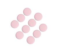 KIXZSAZ Decoración de boda con 10 botones de 23 mm recubiertos tela para manualidades, prendas vestir, botones tela recubiertos, costura para jeans, Rosa, Diámetro 2.3 cm