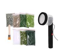 KIXZSAZ Decoración de Jardines, paisajismo, Materiales de construcción, aplicador césped estático Flocado, CREA imágenes impactantes en modelismo, Manualidades, proyectos Bricolaje, Accesorios y