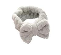 KIXZSAZ Diademas para el cabello a la moda, diadema para de cara con lazo, diadema Multicolor de lana Coral, diademas para el cuidado de la piel, accesorios para el cabello para niñas, Verde