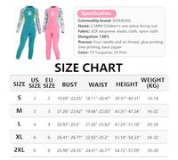 KIXZSAZ Dive Sail Traje de Buceo para niños, portátil, cálido, de Neopreno, a Prueba de Sol, de 3 Capas, Protector de navegación, Traje de baño