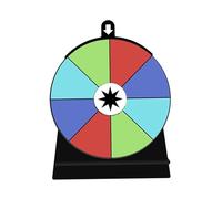 KIXZSAZ Divertida rueda de la fortuna interactiva para aulas. Espectáculo de carnaval para eventos. Ideal para juegos de y de escritorio. El juego es ideal para fiestas, 8 ranuras