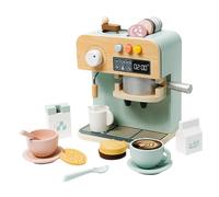 KIXZSAZ El Juego de rol de Cocina de para Madera para niños es una opción Saludable para estimular la Creatividad a través del Juego de cafetera para