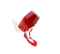KIXZSAZ El paquete incluye un tambor de cintura chino con correa y baquetas. Material del palo Taiko: el cuerpo está hecho de PVC. Instrumento musical de