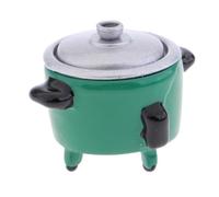 KIXZSAZ Electrodomésticos de Cocina para casa de muñecas, Cocina eléctrica, Impresionantes Accesorios en Miniatura de Color Verde Oscuro, Muebles de con