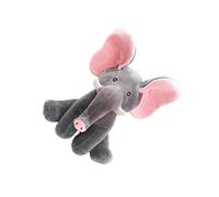 KIXZSAZ Elefante musical de peluche con orejas móviles. Divertido y entretenido para enseñar a los niños el y la coordinación. Animales de peluche eléctricos para niños.