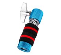KIXZSAZ Embrague de Hi Hat de liberación rápida, resistente soporte para platillos de batería de jazz, accesorio de fácil instalación para entusiastas de, azul, Altura: 7.5 cm