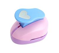 KIXZSAZ Es hermoso y creativo con papel, manualidades coloridas y artes con una práctica máquina perforadora para hacer tarjetas, álbumes de recortes, Corazón, 2.3 cm