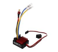 KIXZSAZ ESC RC cepillado de alto rendimiento. Excelente opción para el controlador electrónico de velocidad coches RC 1/10. La potencia salida del SCX10 se reduce al 50 cuando la temperatura baja a