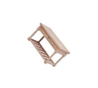 KIXZSAZ Escritorio de casa de muñecas para Madera, Muebles en Miniatura clásicos a Escala 1/12, el Juego sin terminar hará Que la casa muñecas se vuelva más Realista. El Escritorio la