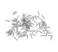 KIXZSAZ Eslabones giratorios de Pesca de Resistencia al Desgaste, eslabón Giratorio Barril, excelente rotación, Resistencia a la tracción, eslabón Giratorio Conector Pesca, Aparejos