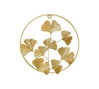 KIXZSAZ Espacio de vida inspirado en la naturaleza con hoja, decoración artística para colgar en la pared, amplia aplicación, fondo de hierro, Arte pared Decoración, Tipo 2, 21cm