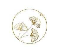 KIXZSAZ Espacio de vida inspirado en la naturaleza con hoja, decoración artística para colgar en la pared, amplia aplicación, fondo de hierro, Arte pared Decoración, Tipo 3, 21cm