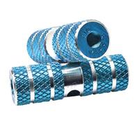 KIXZSAZ Estribos de Bicicleta Ligeros diseñados para Trekking Ciclismo Seguro y cómodo en Diversos terrenos Ciclismo Eje Delantero y Trasero Estribo Antideslizante, Azul, 70x23cm
