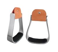 KIXZSAZ Estribos Ligeros y duraderos para Montar a Caballo. Estribos ecuestres para Adultos y Necesidades de Entrenamiento. Pulidos a Mano para un Acabado Elegante. Ligeros para