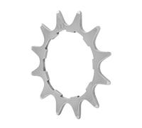 KIXZSAZ Estructura reforzada en piñón de cassette de una sola velocidad para bicicleta para un rendimiento duradero y una experiencia de ciclismo resistente al estrés, Plata, 12T