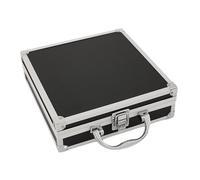 KIXZSAZ Estuche compacto para transporte de micrófonos con estuche de almacenamiento portátil y interior espuma que garantiza un transporte seguro del equipo. Bolsa, Negro, METRO