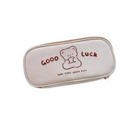 KIXZSAZ Estuche para lápices para Mujer: Elegante y Funcional para Todas Las Necesidades de papelería Estuche para lápices Lindo de Gran Capacidad Resistente a la Suciedad, Oso