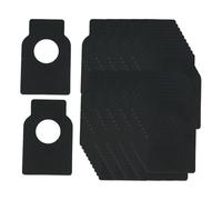 KIXZSAZ Etiquetas para el cuello de botella de champán, reutilizables, de doble cara, para experiencias memorables en el vino. Etiquetas colgantes para, Negro, 57 x 89 mm