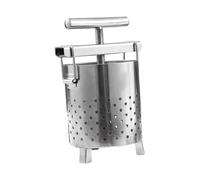 KIXZSAZ Exprimidor manual profesional de verduras duradero y fácil de limpiar. El dispositivo de prensa manual de acero inoxidable es lo suficientemente grande para almacenar y