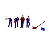 KIXZSAZ Figuras de Personas en Miniatura, Juguetes, Modelo de Diorama, Figuras en Miniatura visualmente Impresionantes Que añaden dimensión a los diseños, Azul, Altura de la Gente 2.8cm