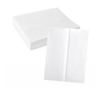 KIXZSAZ Funda de invitación plegable imprimible para manualidades, invitaciones, tarjetas, scrapbooking y papel artístico translúcido para tarjetas de