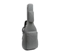 KIXZSAZ Funda para guitarra, funda de transporte, mochila, acolchada y suave, incorpora características resistentes a la intemperie, para músicos al aire, Gris, 38x8x103cm