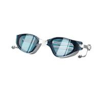 KIXZSAZ Gafas de natación con tapones para los oídos, acolchado suave, visión clara, correa ajustable para un ajuste seguro y cómodo. Las gafas de natación cuentan con, azul, 20x5cm