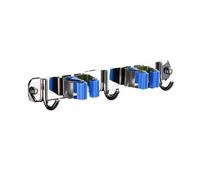 KIXZSAZ Gancho de hisopo Gran Capacidad de Carga Fácil instalación No daña Las Manos y es Duradero para una instalación rápida Antideslizante, Azul, 2 Clips y 3 Ganchos