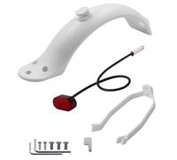 KIXZSAZ Guardabarros Trasero para Patinete eléctrico con Gancho Plegable y Luces traseras para Patinete eléctrico S, Tipo+3