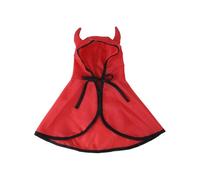 KIXZSAZ Halloween Mascotas Capa Cosplay Fiesta Vacaciones atmósferas Capa Disfraz decoración Horrible Manto fotografía, Rojo, S