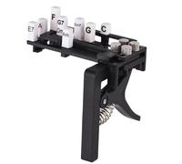 KIXZSAZ Herramienta asistida de acordes de ukelele para principiantes, para un sonido hermoso, buenos regalos, herramienta de entrenamiento de acordes de guitarra ABS fácil