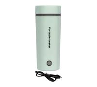 KIXZSAZ Hervidor eléctrico portátil para coche, taza de café, té, viaje, calefacción inteligente, capacidad de 400 ml, fácil usar, sin fugas, hervidor eléctrico viaje, taza café, vaso
