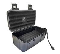 KIXZSAZ Humidor de Viaje, Estuche para Puros, cigarro con Efecto de humidificación, Regalo, humidificadores de Viaje para cigarros ABS, Estuche para humidificador de cigarros