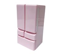 KIXZSAZ Increíble Mini refrigerador para casa de muñecas, Escala 1/12, refrigerador de 2 Puertas, Pieza Decorativa Que realza Cualquier Mini Cocina, para casa muñecas, Modelo , Rosa